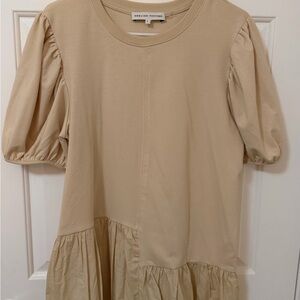 English Factory Cream Knit Top